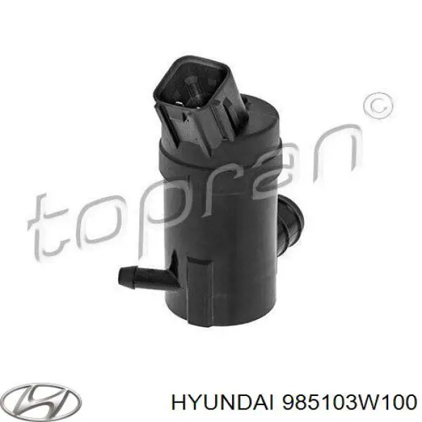 Насос-мотор омывателя стекла заднего Hyundai/Kia 985103W100