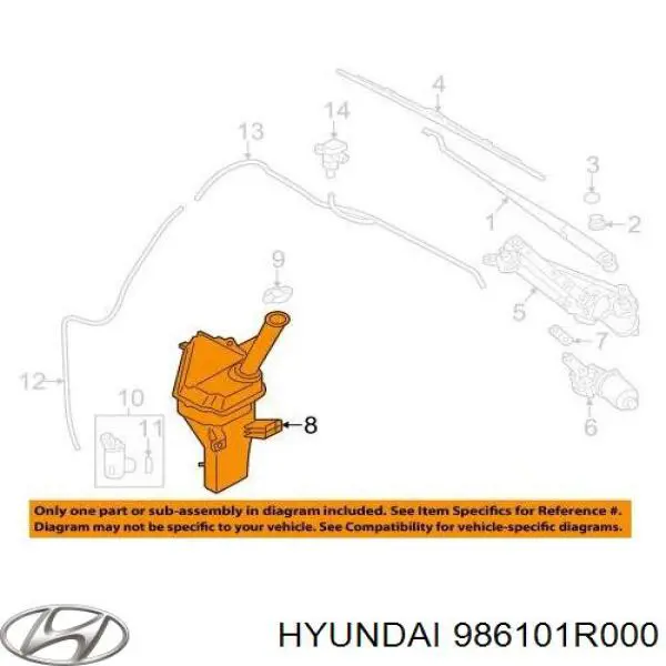 986101R000 Hyundai/Kia 