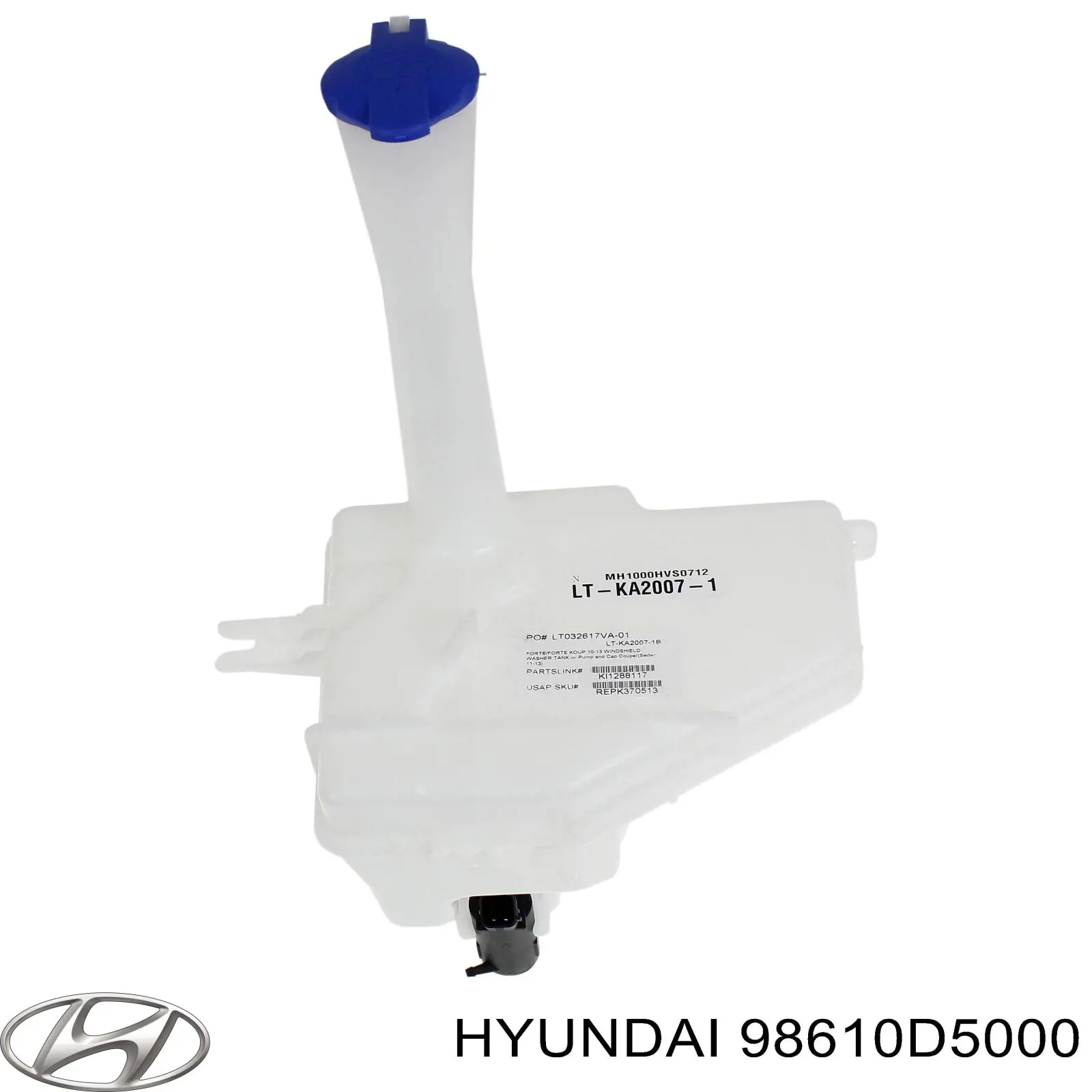 98610D5000 Hyundai/Kia Бачок омывателя стекла