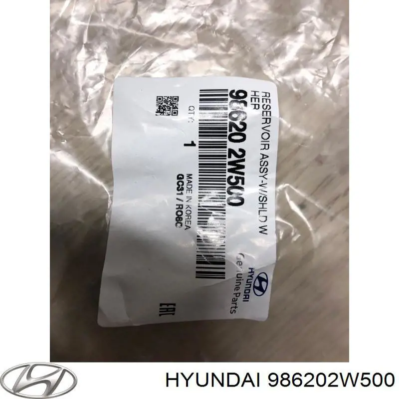 Бачок омывателя лобового стекла Hyundai/Kia 986202W500 цена, от 50.68 USD