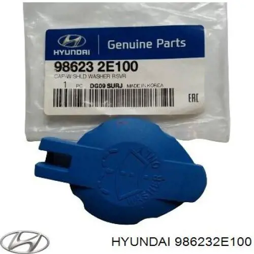 986232E100 Hyundai/Kia tampa de tanque de fluido para lavador