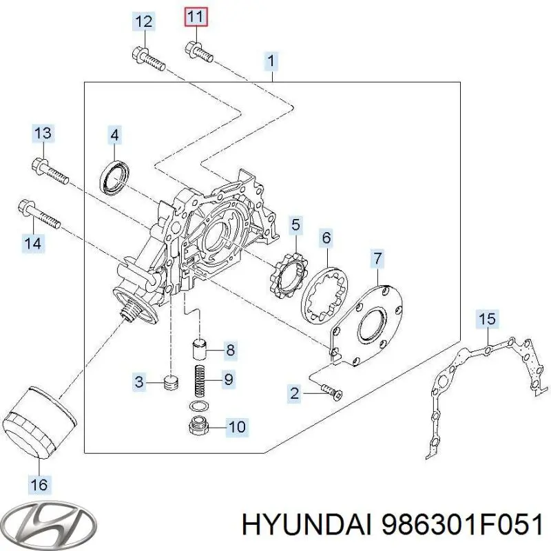 986301F051 Hyundai/Kia injetor direito de fluido para lavador de pára-brisas