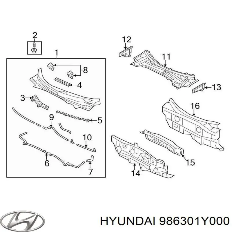 986301Y000 Hyundai/Kia 