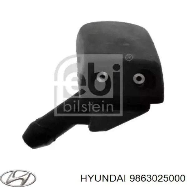 Форсунка омывателя лобового стекла на Hyundai Accent LC