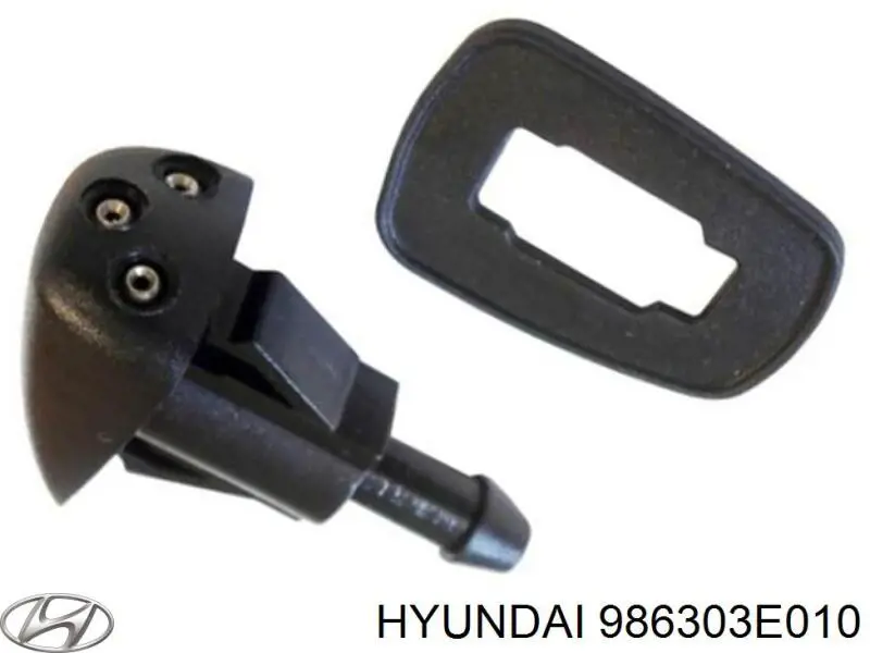 986303E010 Hyundai/Kia форсунка омывателя стекла лобового левая