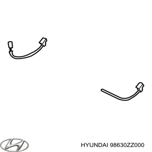 98630ZZ000 Hyundai/Kia injetor esquerdo de fluido para lavador de pára-brisas