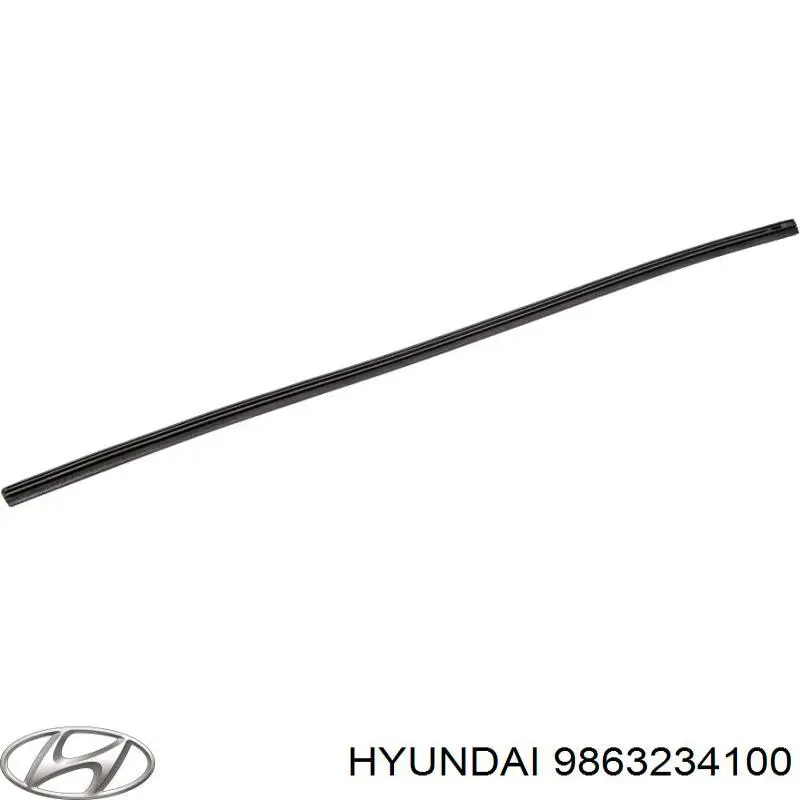 Веерная форсунка омывателя на Hyundai Sonata IV EU4