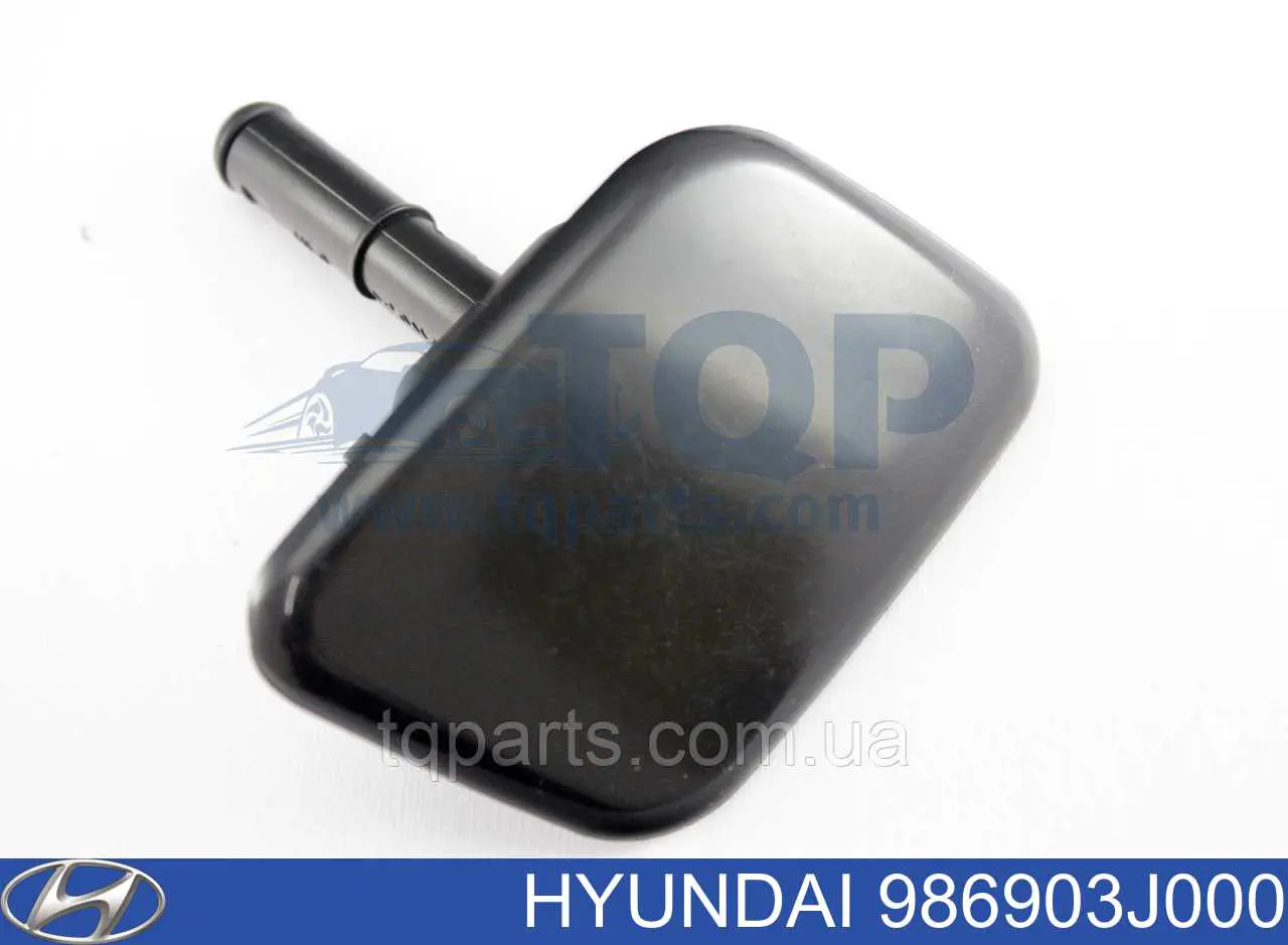986903J000 Hyundai/Kia placa sobreposta do injetor de fluido para lavador da luz dianteira