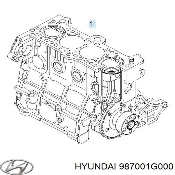 Моторчик заднего стеклоочистителя Hyundai/Kia 987001G000