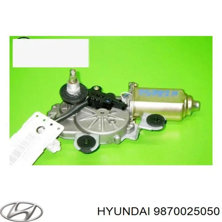 9870025050 Hyundai/Kia мотор стеклоочистителя лобового стекла