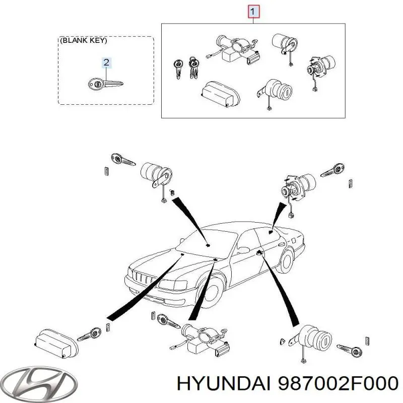 Мотор заднего стеклоочистителя на KIA Cerato I LD