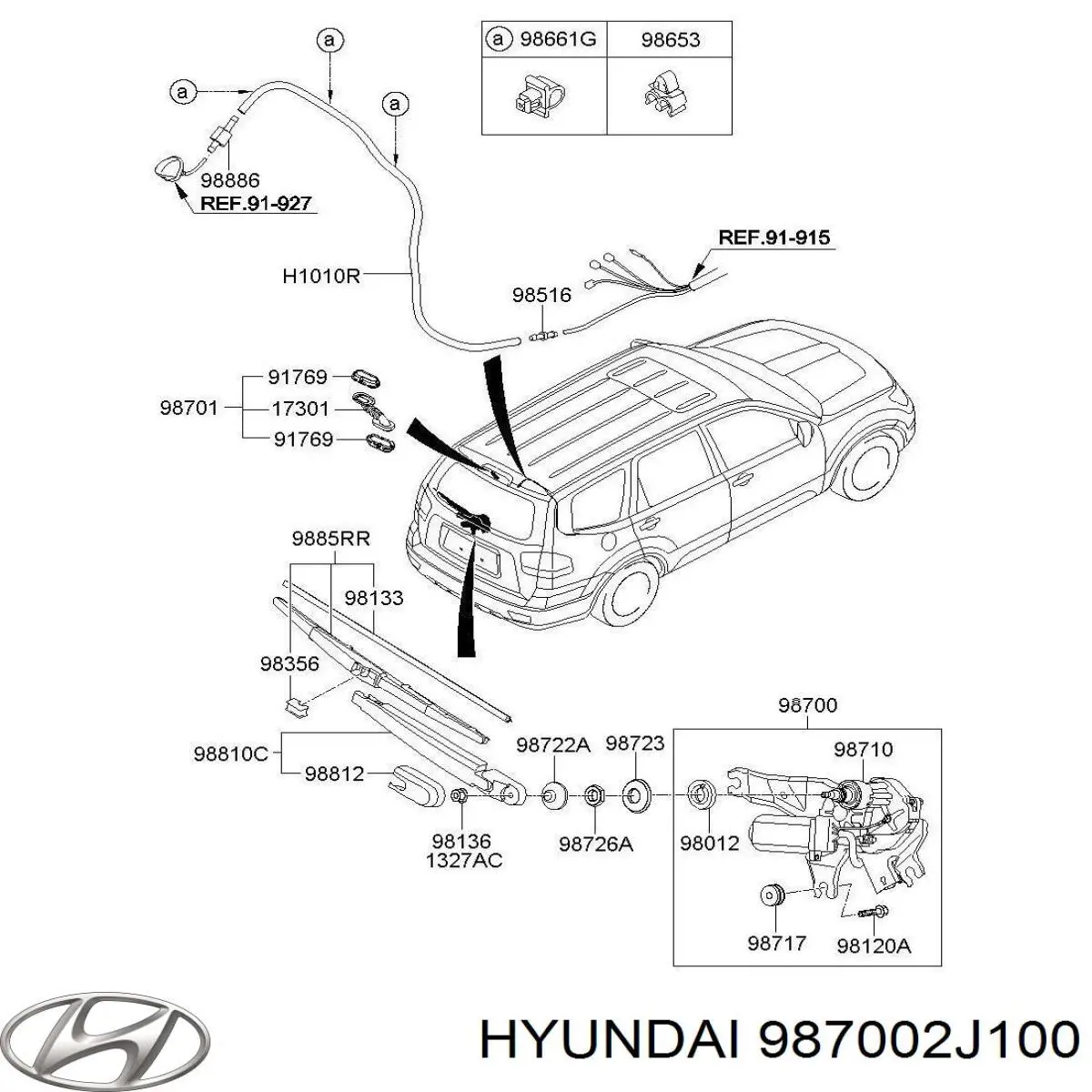  987002J100 Hyundai/Kia