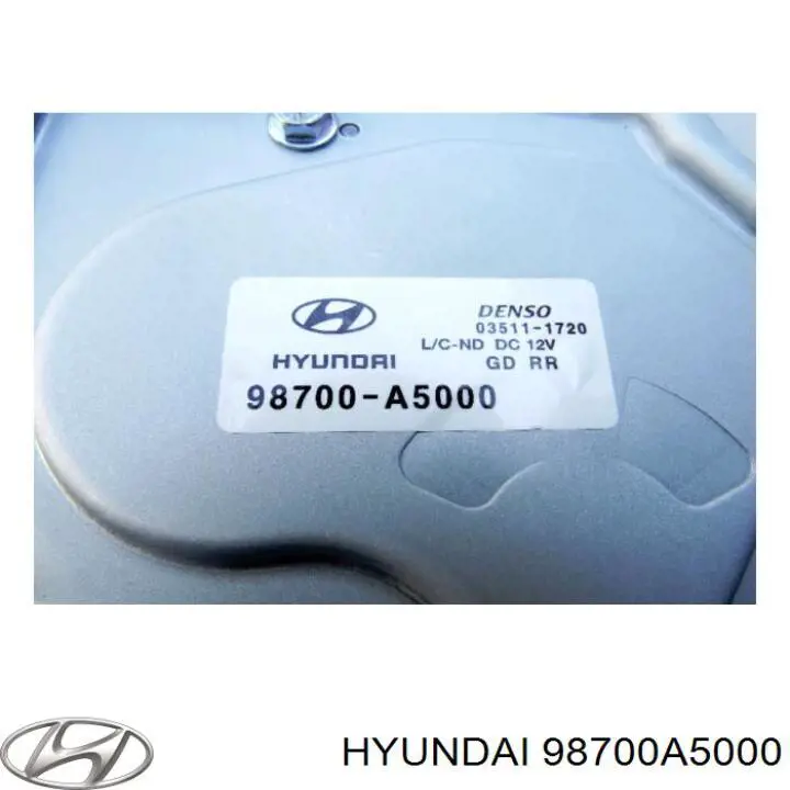 Motor de limpador pára-brisas de vidro traseiro para Hyundai I30 (GDH)
