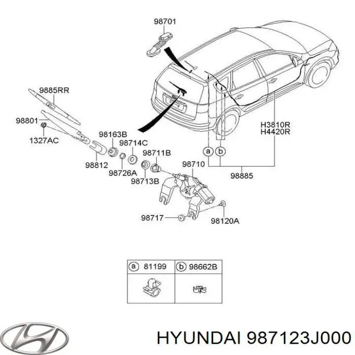  987123J000 Hyundai/Kia