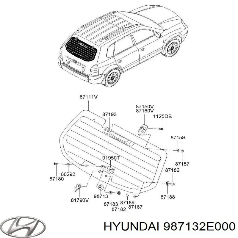  987132E000 Hyundai/Kia