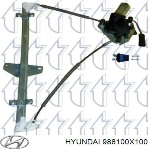 Мотор стеклоподъемника двери передней левой на Hyundai I10 PA