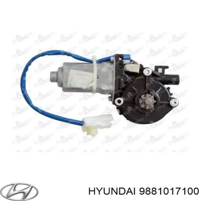 Motor de acionamento de vidro da porta dianteira esquerda para Hyundai Matrix (FC)