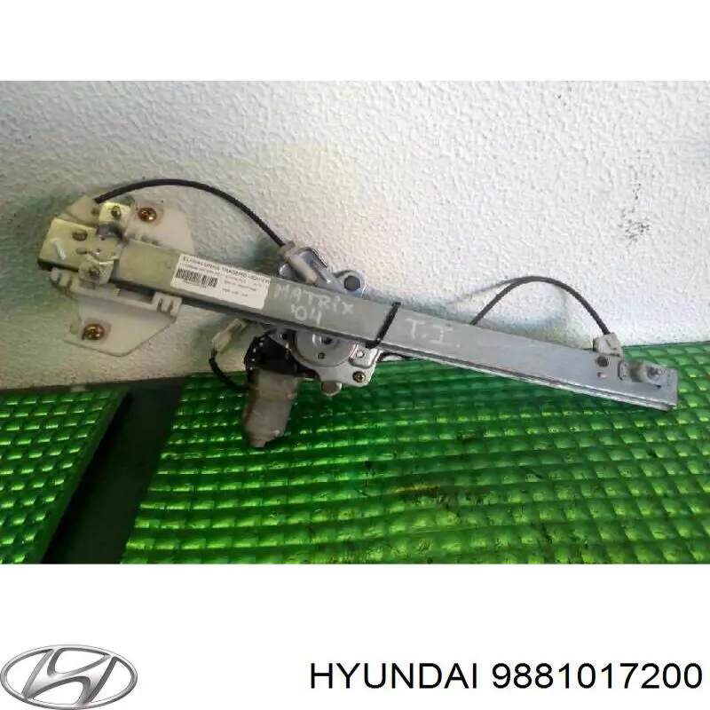 Motor de acionamento de vidro da porta traseira esquerda para Hyundai Matrix (FC)