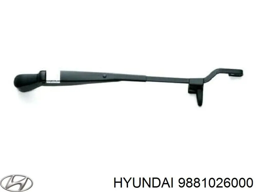 Рычаг-поводок стеклоочистителя заднего стекла на Hyundai Santa Fe I 