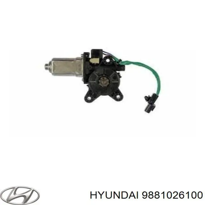 Купить 9881026100 Hyundai/Kia Мотор стеклоподъемника двери передней левой