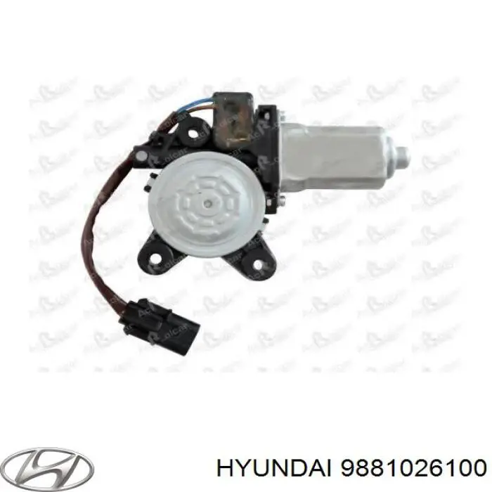 Мотор стеклоподъемника водительской двери Hyundai/Kia 9881026100 цена, от 25.34 USD
