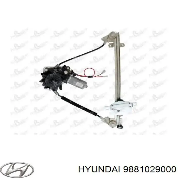 Мотор стеклоподъемника двери передней левой на Hyundai Sonata 