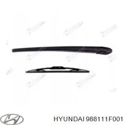 988111F001 Hyundai/Kia braço de limpa-pára-brisas de vidro traseiro