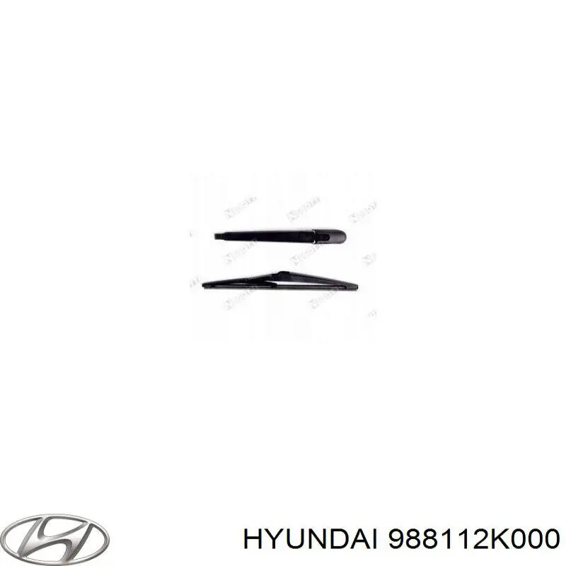 Рычаг-поводок стеклоочистителя заднего стекла 988112K000 Hyundai/Kia