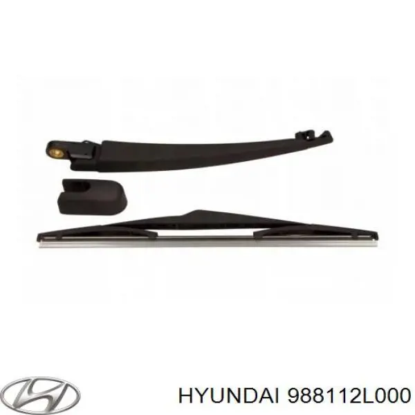 988112L000 Hyundai/Kia braço de limpa-pára-brisas de vidro traseiro