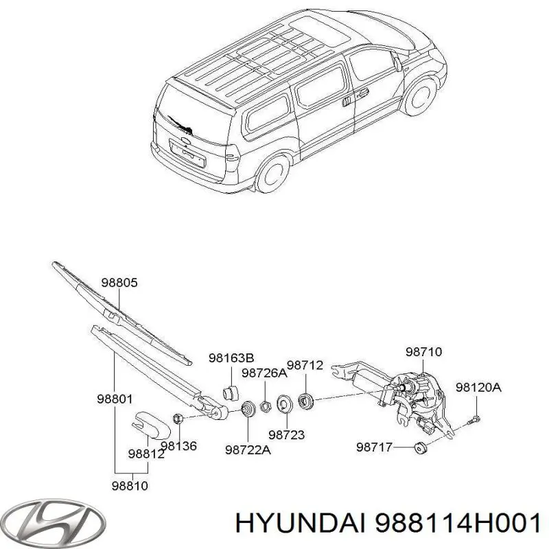 988114H001 Hyundai/Kia 