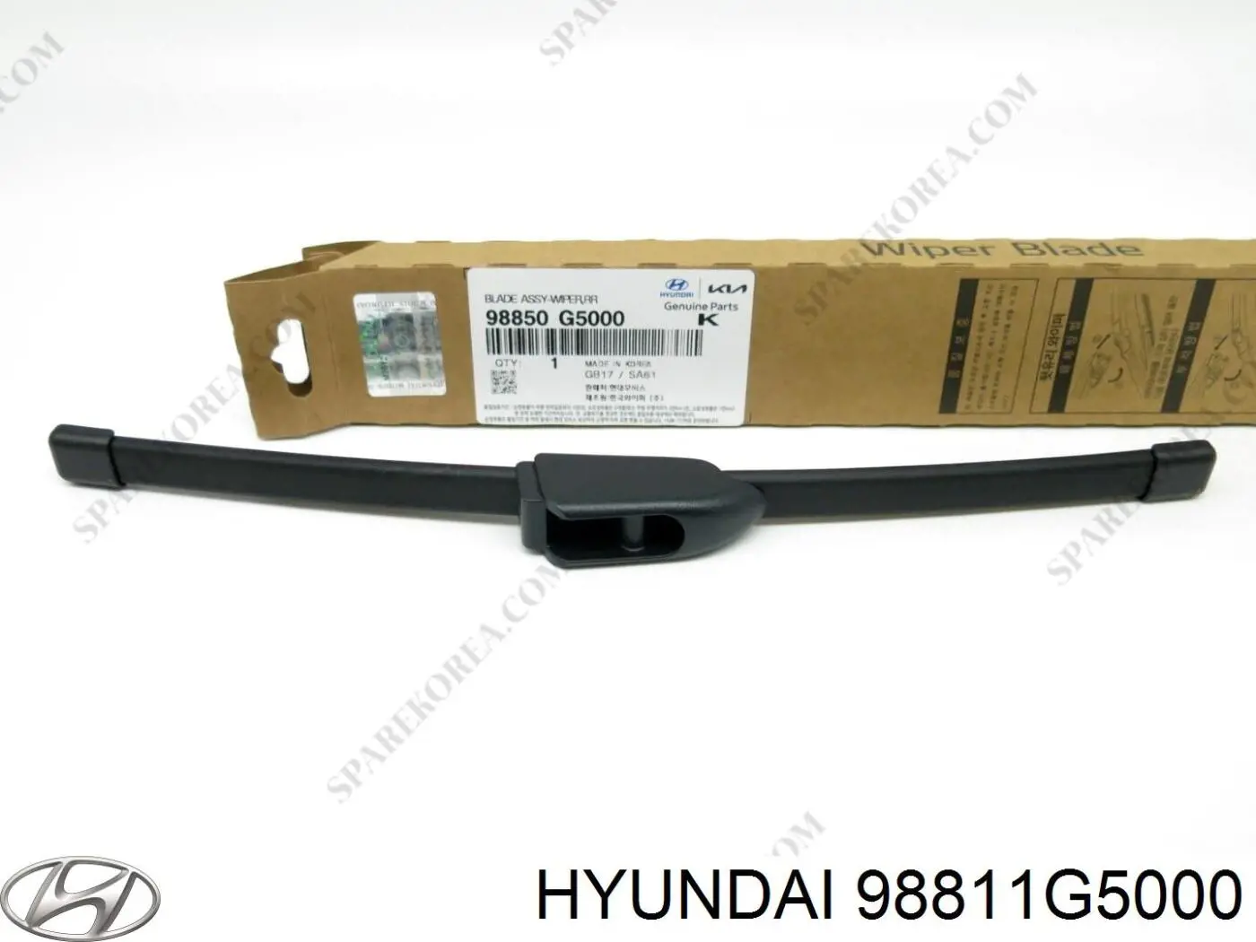 Купить 98811G5000 Hyundai/Kia Рычаг-поводок стеклоочистителя заднего стекла