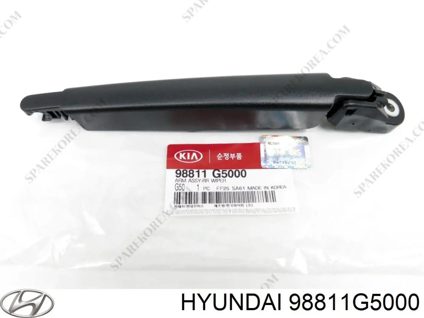 98811G5000 Hyundai/Kia Рычаг-поводок дворника заднего стекла