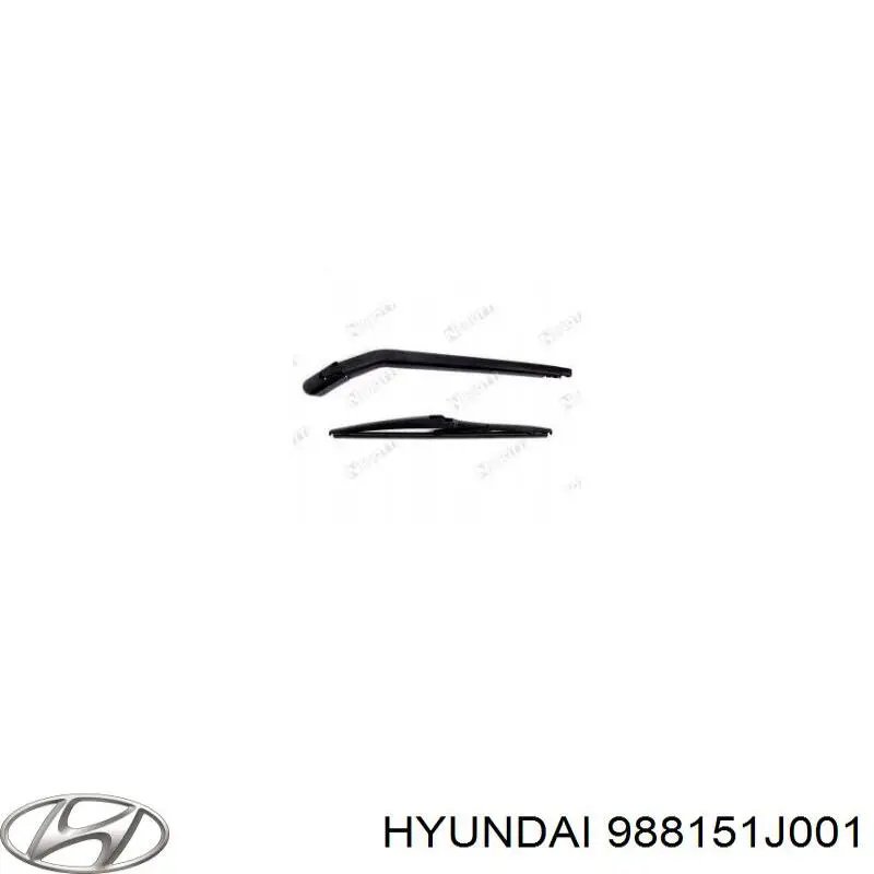Braço de limpa-pára-brisas de vidro traseiro para Hyundai I20 (PB)