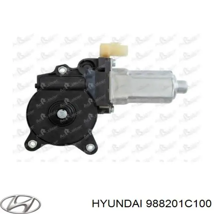 Motor de acionamento de vidro da porta dianteira direita para Hyundai Getz 