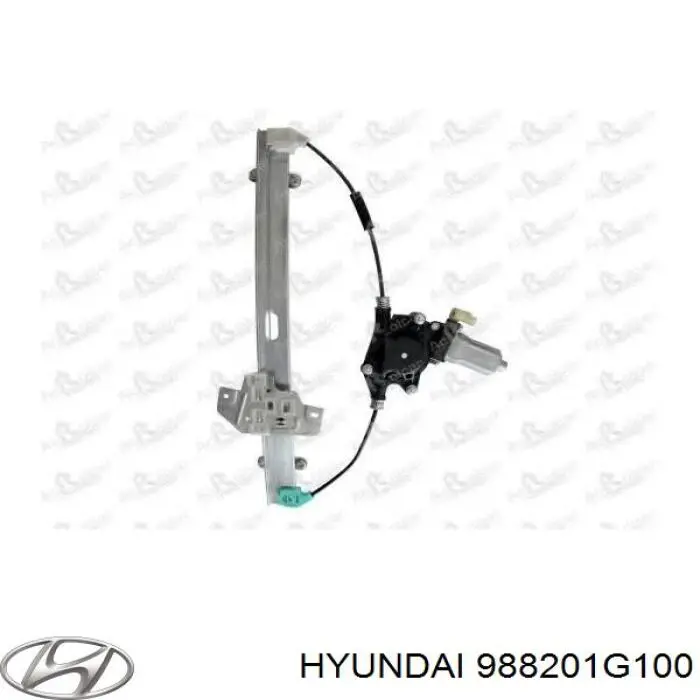 Мотор стеклоподъемника двери передней, правой HYUNDAI 988201G100