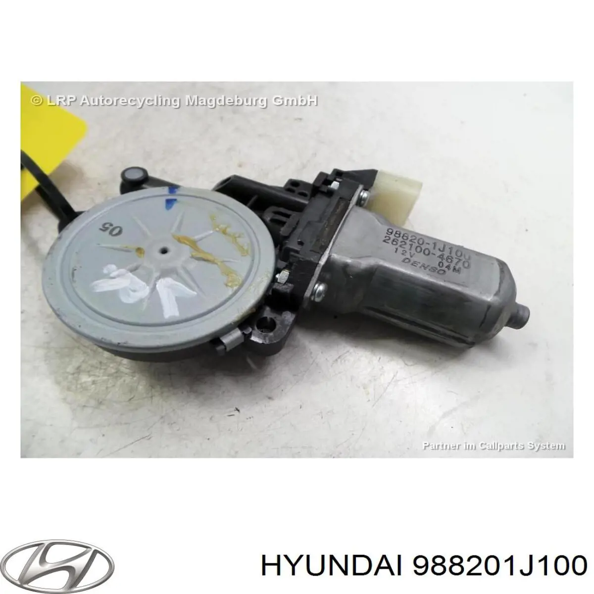 Купить 988201J100 Hyundai/Kia Мотор стеклоподъемника двери передней правой