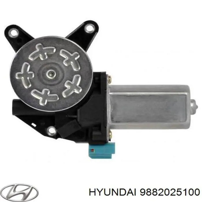 Мотор стеклоподъемника двери передней правой на Hyundai Elantra 