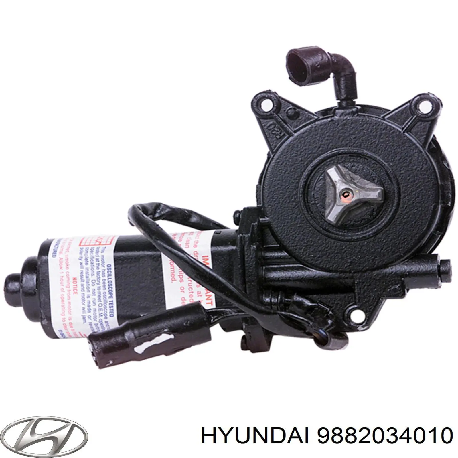 Мотор стеклоподъемника двери задней правой 9882034010 Hyundai/Kia