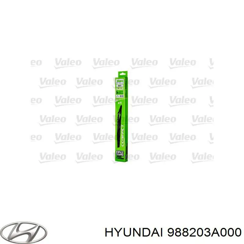 Limpa-pára-brisas de vidro traseiro para Hyundai Trajet (FO)