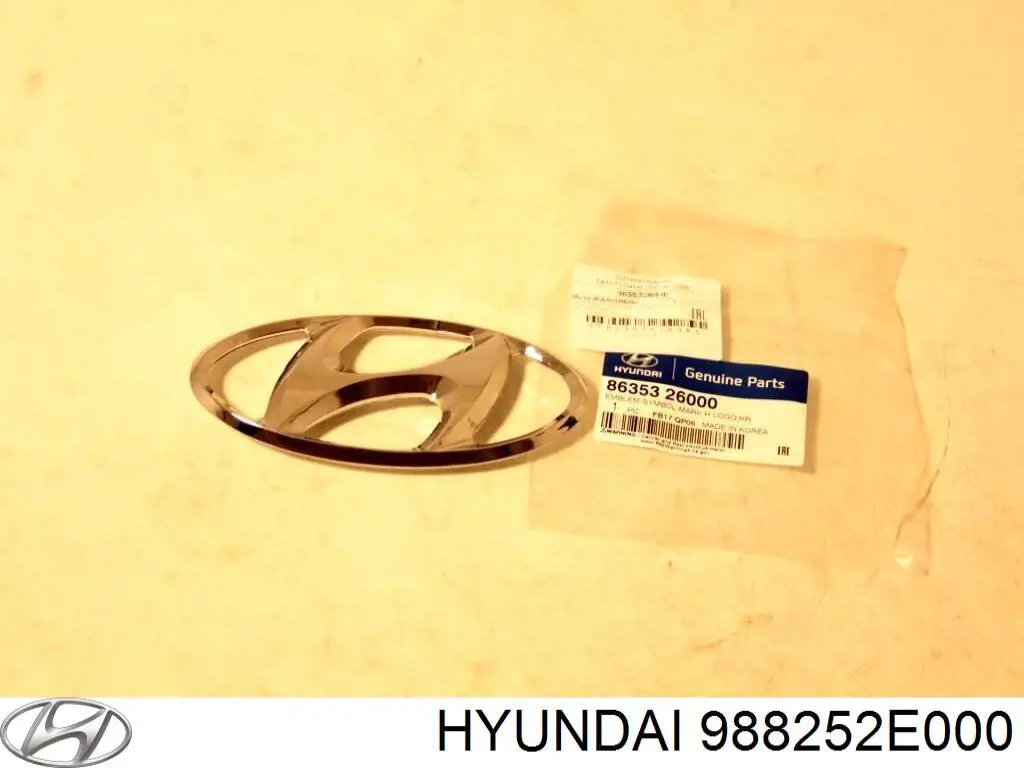 Купить 988252E000 Hyundai/Kia Резинка щетки стеклоочистителя заднего стекла