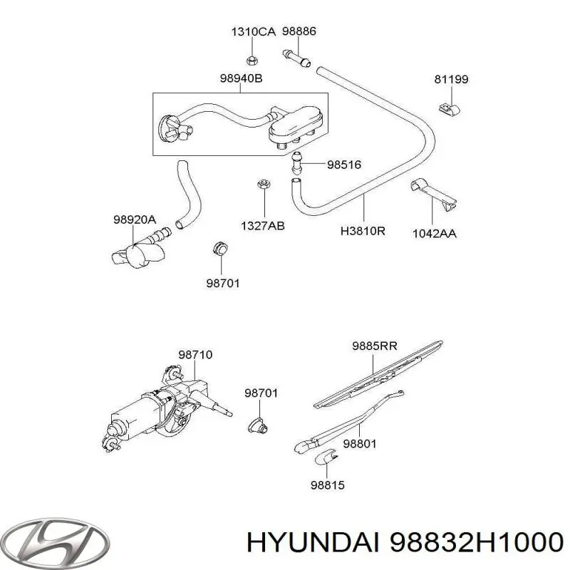  98832H1000 Hyundai/Kia