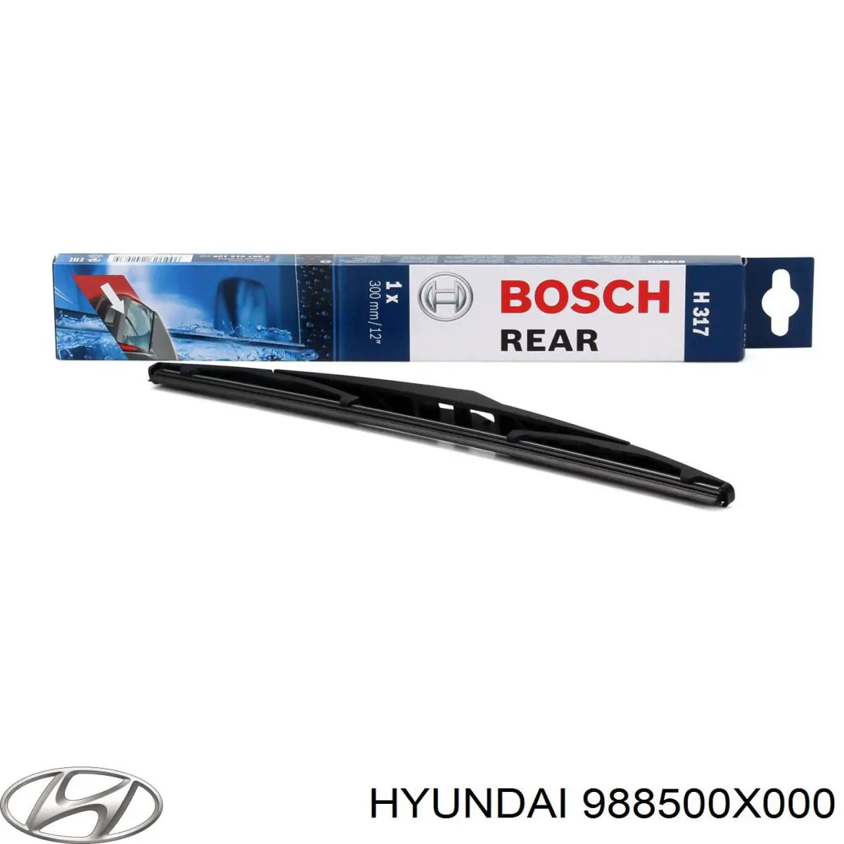 Купить 988500X000 Hyundai/Kia Дворник стеклоочистителя задний