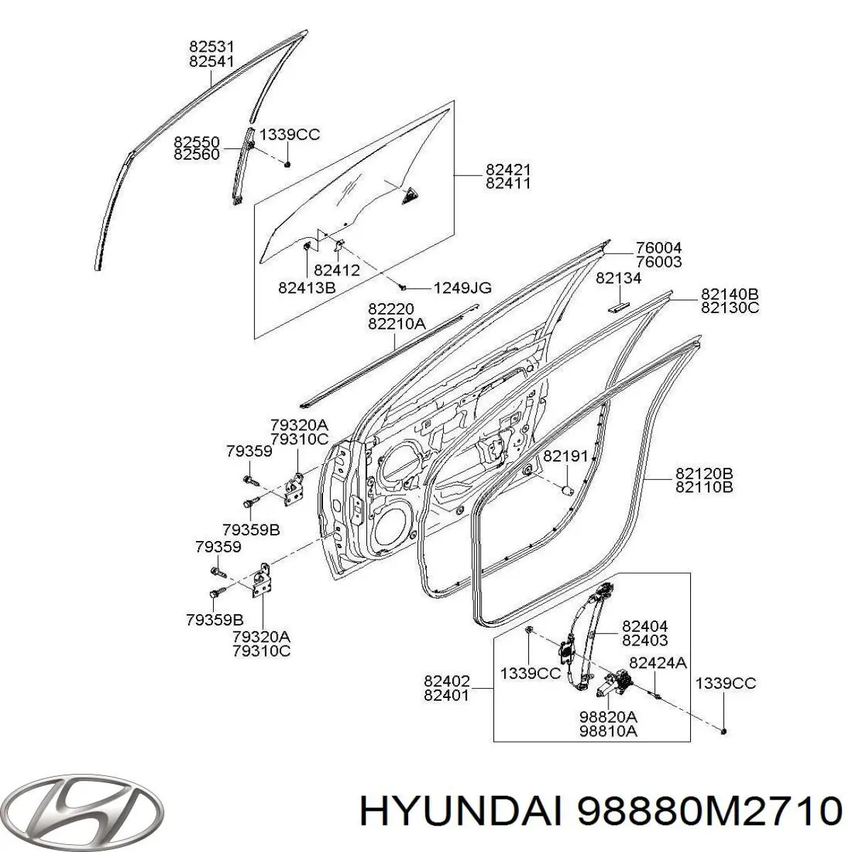 Купить 98880M2710 Hyundai/Kia 