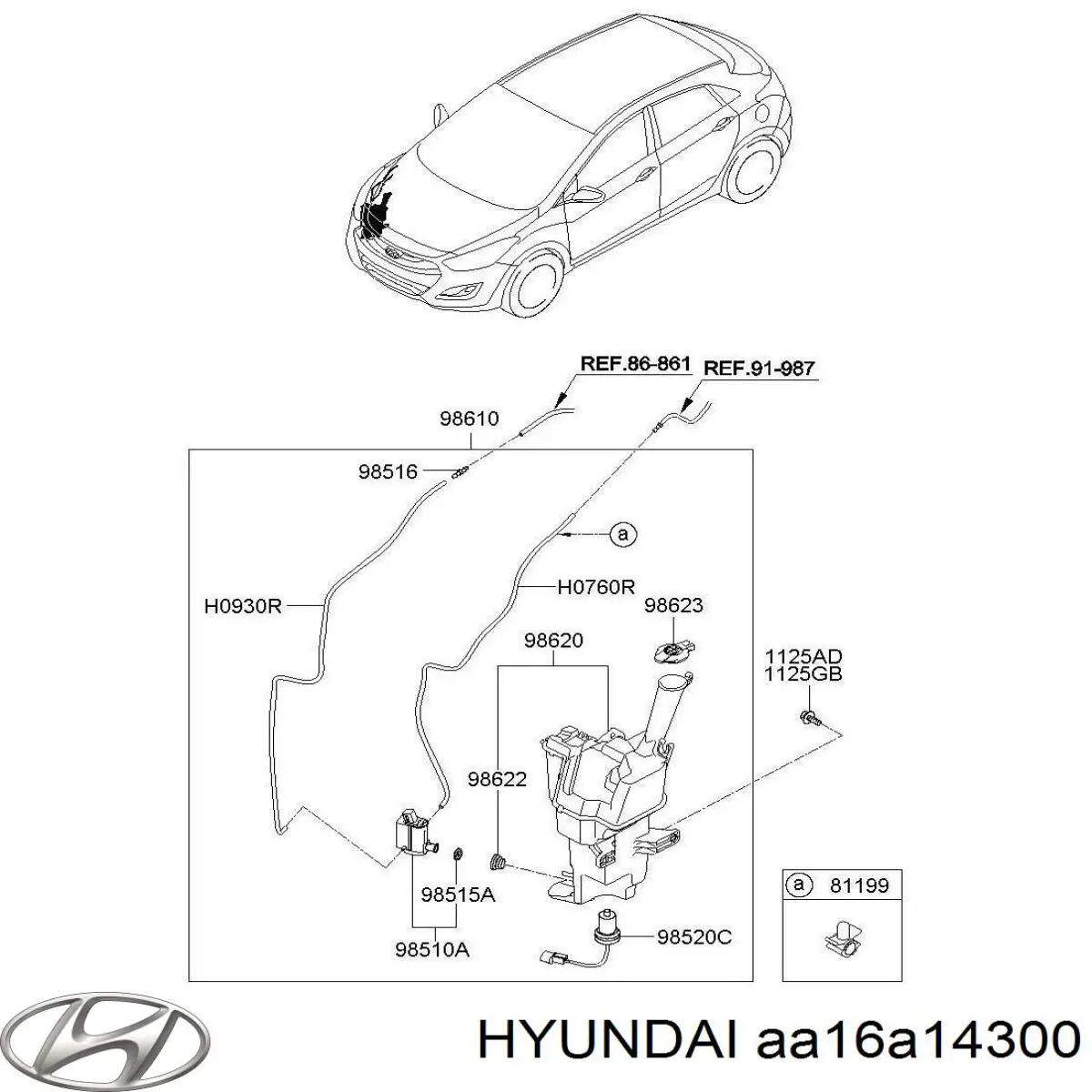 AA16A14300 Hyundai/Kia 