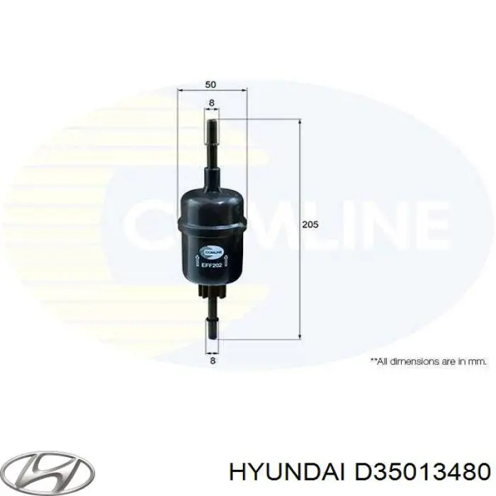 Топливный фильтр D35013480 Hyundai/Kia