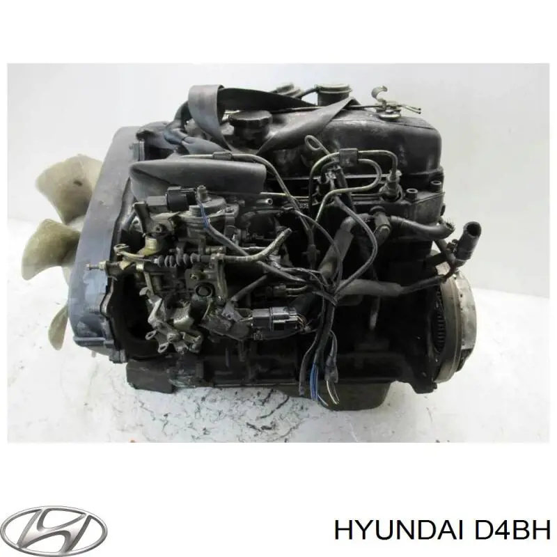 Двигатель в сборе D4BH Hyundai/Kia