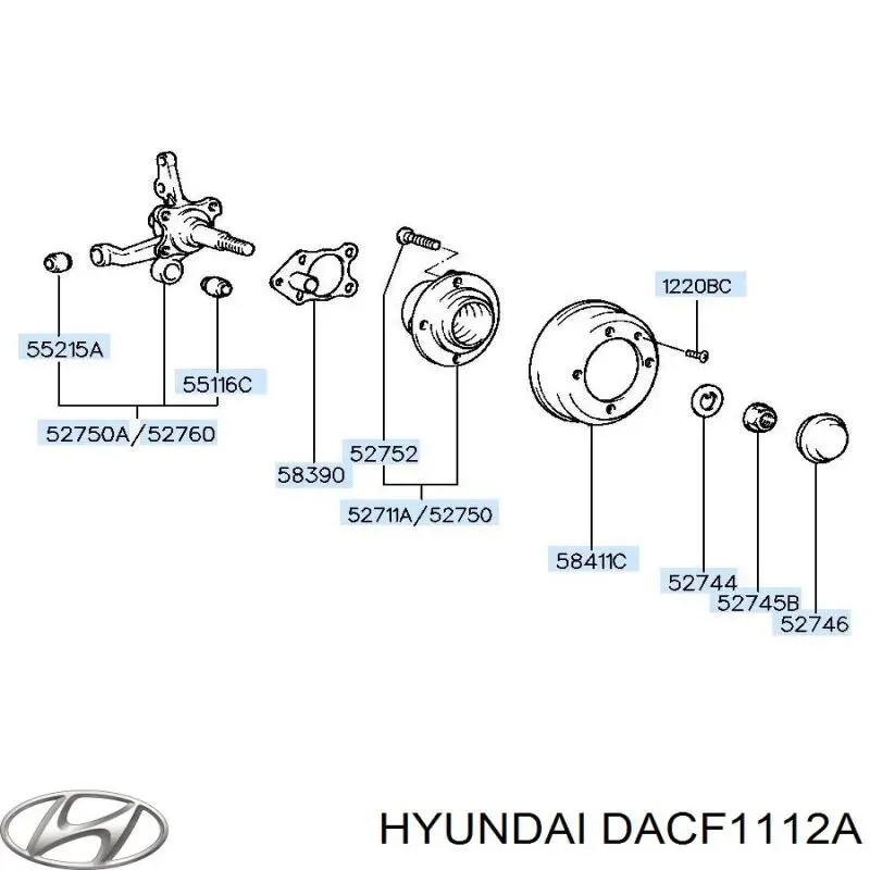  DACF1112A Hyundai/Kia