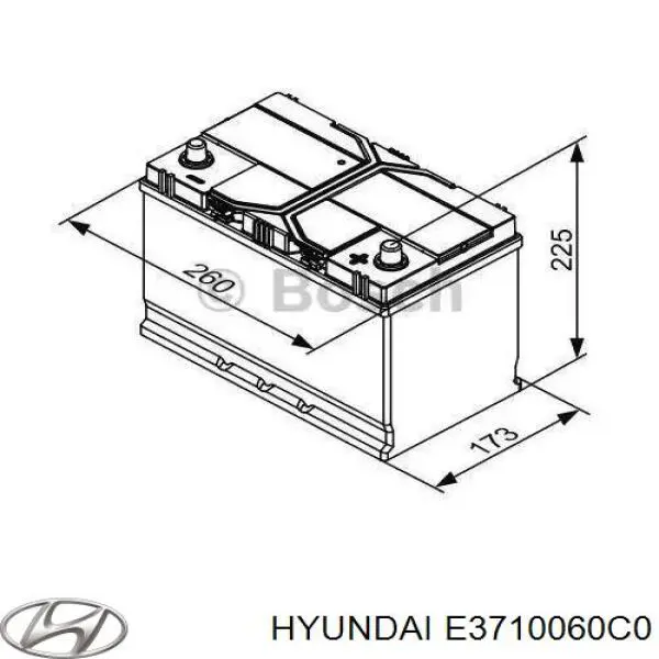 Купить Hyundai/Kia Емкость 60А/ч E3710060C0