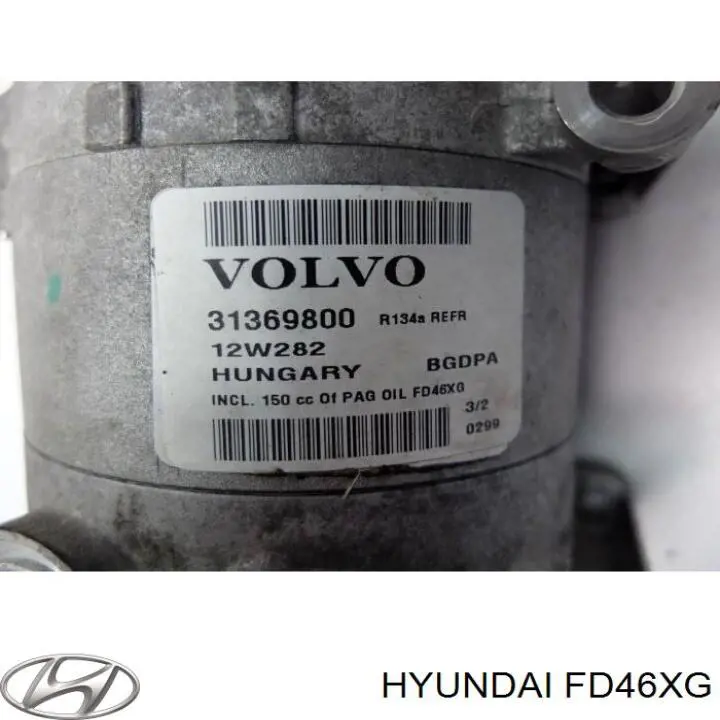 Газ-хладогент Hyundai/Kia FD46XG