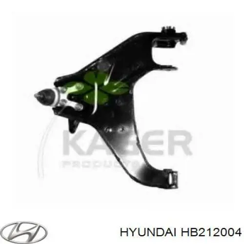 Купить HB212002 Hyundai/Kia Нижний правый рычаг передней подвески